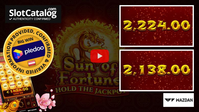 Слот Sun of Fortune Big Win Октябрь 2022