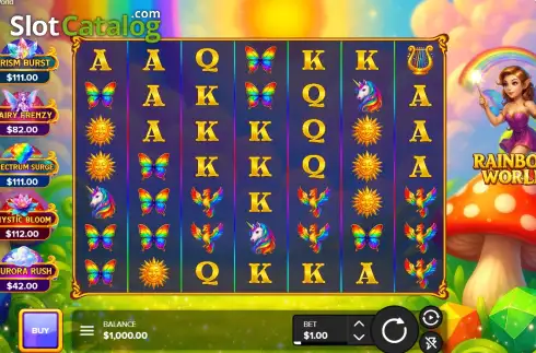 Скрин2. Rainbow World слот