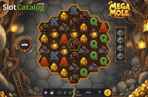 Скрин2. Mega Mole слот