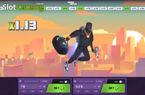 Скрин2. Crime Empire слот
