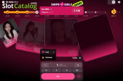 Скрин3. Swipe Girls слот