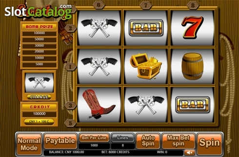 Скрин2. Cowboy (Aiwin Games) слот