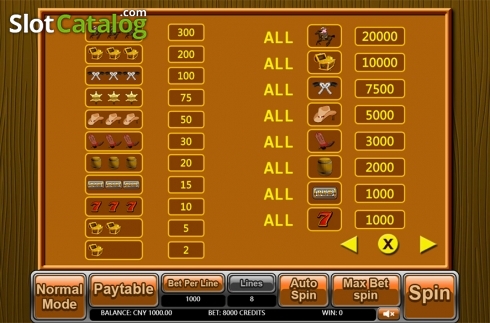 Скрин6. Cowboy (Aiwin Games) слот