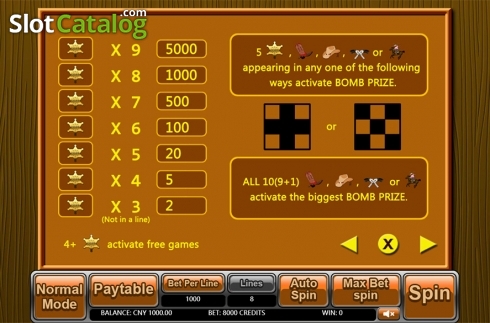 Скрин7. Cowboy (Aiwin Games) слот