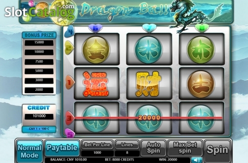 Скрин3. Dragon Ball (Aiwin Games) слот