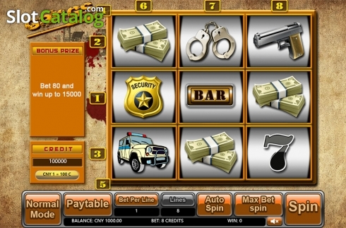 Скрин2. Gangs (Aiwin Games) слот