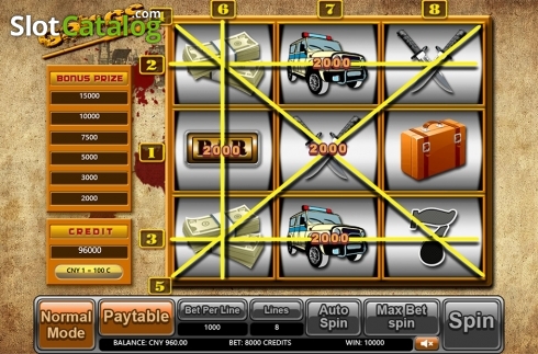 Скрин4. Gangs (Aiwin Games) слот