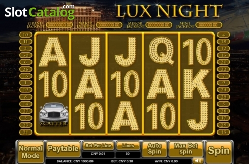 Скрин2. Lux Night слот