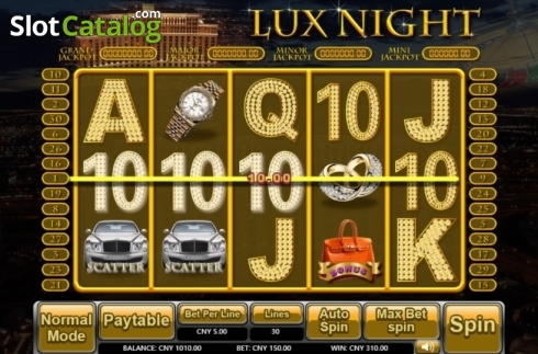 Скрин3. Lux Night слот
