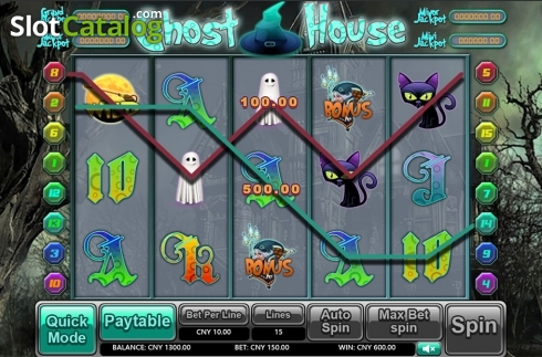 Скрин3. Ghost House (Aiwin Games) слот