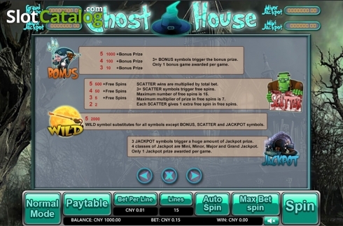 Скрин6. Ghost House (Aiwin Games) слот
