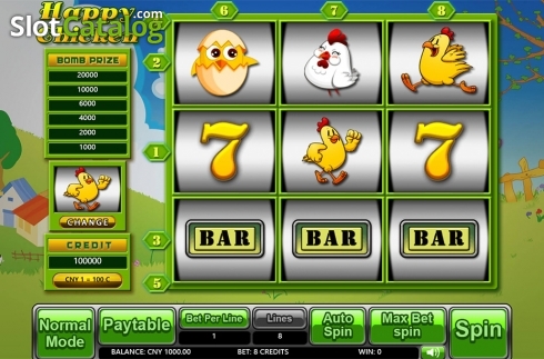 Скрин2. Happy Chicken слот