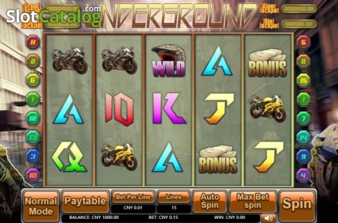 Скрин2. Underground слот