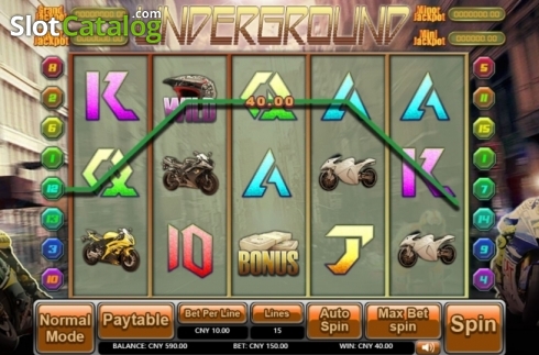 Скрин3. Underground слот