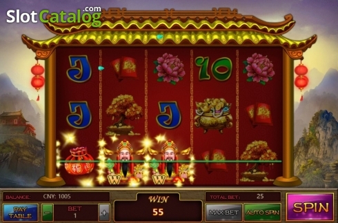 Скрин3. The God of Wealth (Aiwin Games) слот