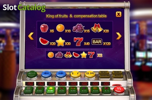 Скрин5. King of Fruits (Aiwin Games) слот