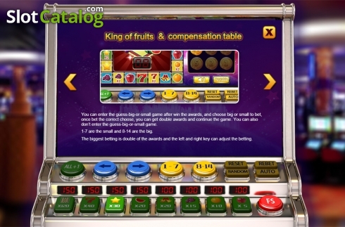 Скрин7. King of Fruits (Aiwin Games) слот