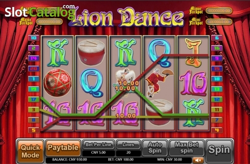 Скрин3. Lion Dance (Aiwin Games) слот