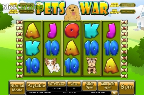 Скрин2. Pets War слот