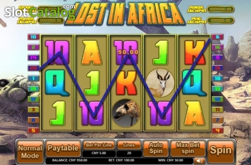 Скрин3. Lost in Africa слот
