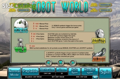 Скрин5. Robot World слот