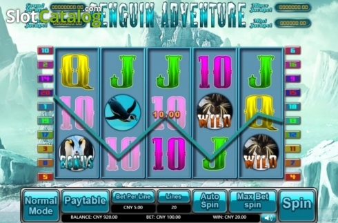 Скрин3. Penguin Adventure слот