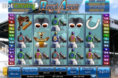 Скрин2. Royal Ascot слот