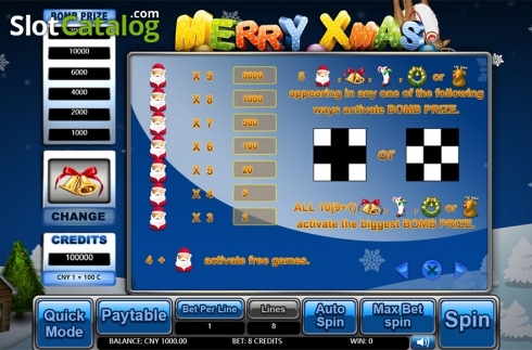 Скрин7. Merry Xmas (Aiwin Games) слот
