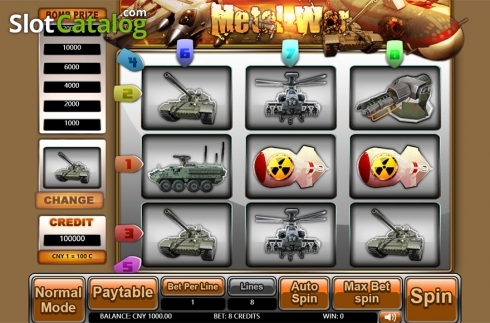 Скрин2. Metal War слот