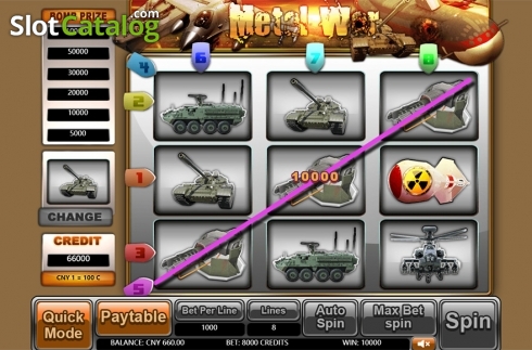 Скрин4. Metal War слот