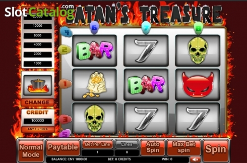 Скрин2. Satan's Treasure слот