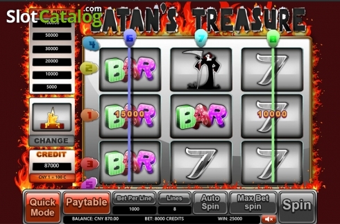 Скрин4. Satan's Treasure слот