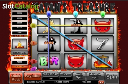 Скрин5. Satan's Treasure слот
