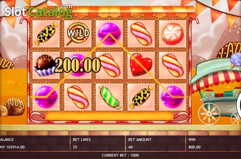 Скрин3. Candy Cart слот