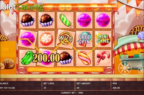 Скрин4. Candy Cart слот