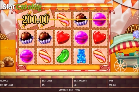 Скрин5. Candy Cart слот