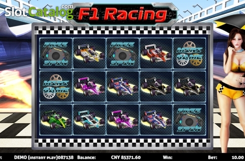 Скрин2. F1 Racing слот