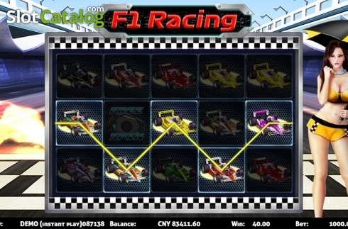Скрин3. F1 Racing слот