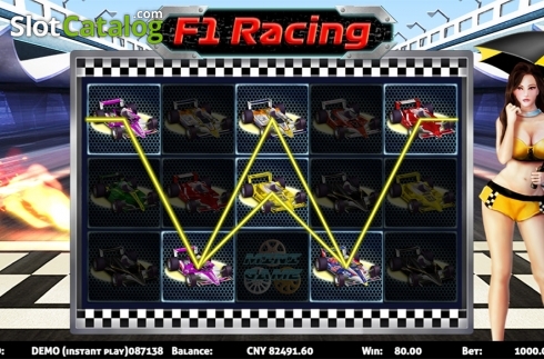 Скрин4. F1 Racing слот