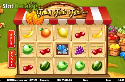 Скрин3. Fruity Fruit Farm слот
