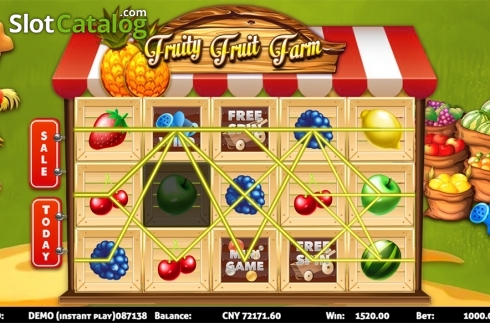 Скрин6. Fruity Fruit Farm слот