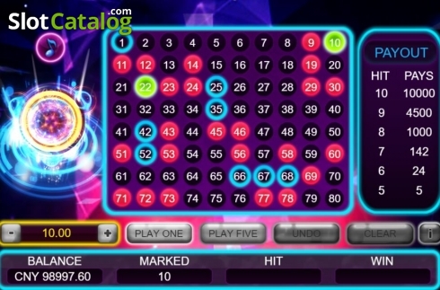 Скрин3. Neon Keno слот