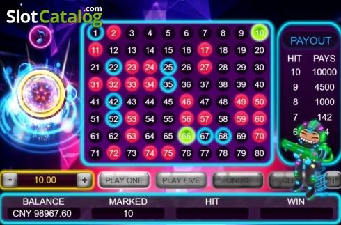 Скрин4. Neon Keno слот