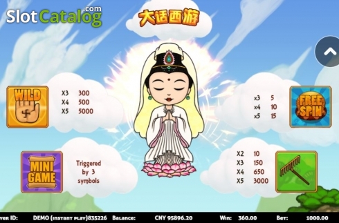 Скрин6. Journey to the West (Triple Profits Games) слот