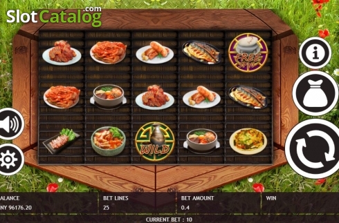 Скрин2. Korean BBQ слот