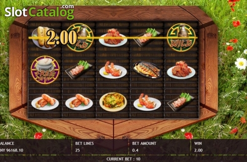 Скрин3. Korean BBQ слот