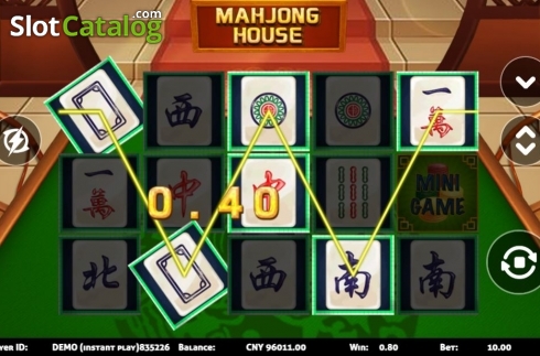 Скрин3. Mahjong House слот