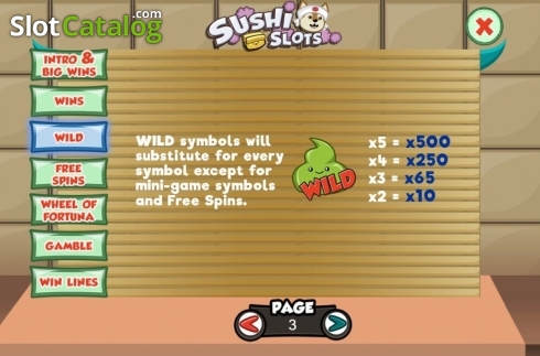 Скрин6. Sushi Slots слот