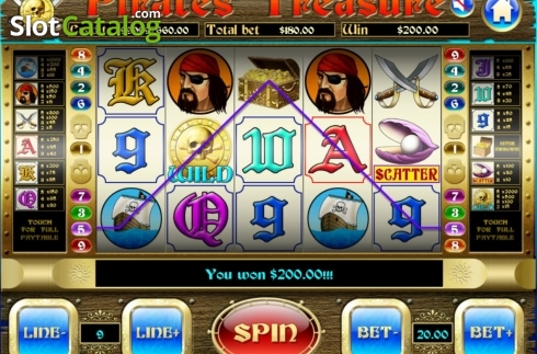 Скрин4. Pirates Treasure (Slot Factory) слот
