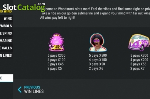 Скрин4. Woodstock Slots слот